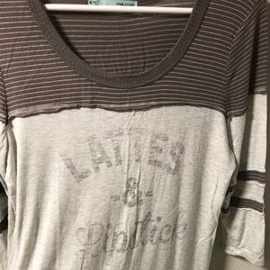 Maurices Lattes & Lipstick Graphic 3/4 Sleeve Tee